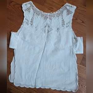 White Free People Lace Women's Top